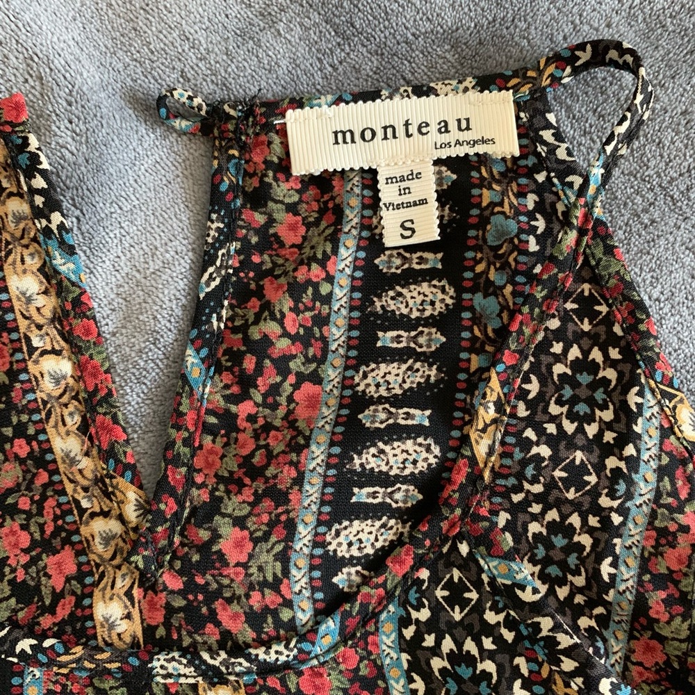 Monteau pattern sleeveless top - Picture 6 of 9